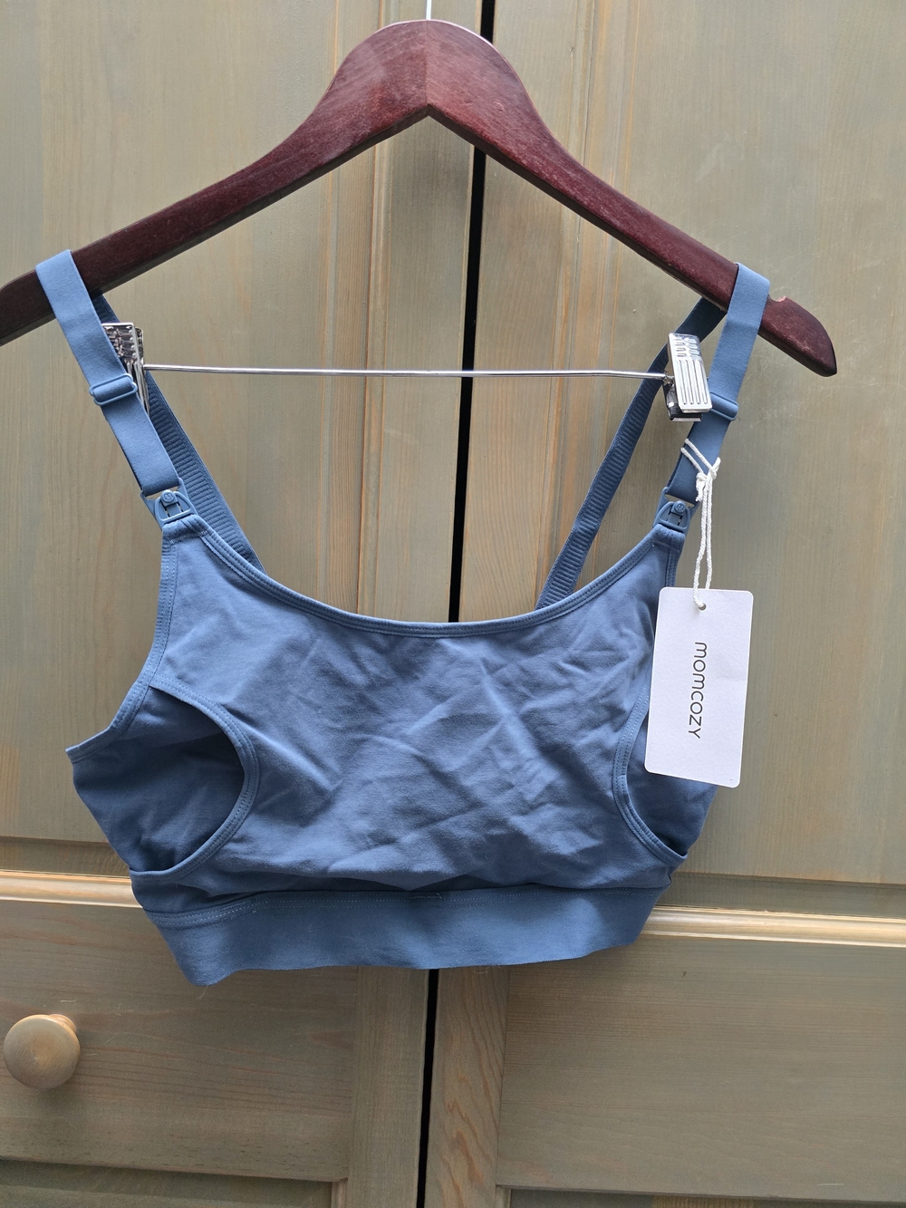 Momcozy Blue Sleep & Nursing Bralette